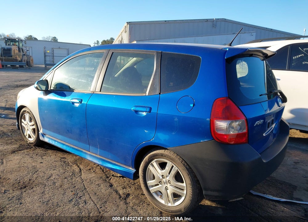 2008 HONDA FIT SPORT VIN: JHMGD38648S025849