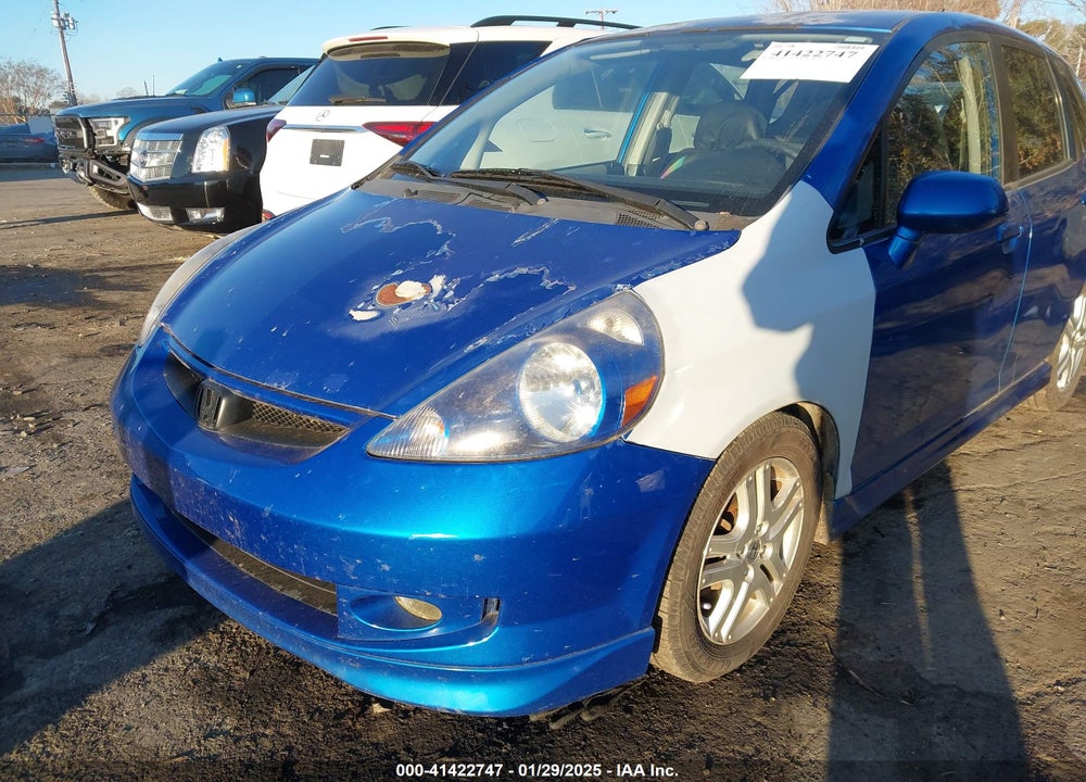 2008 HONDA FIT SPORT VIN: JHMGD38648S025849