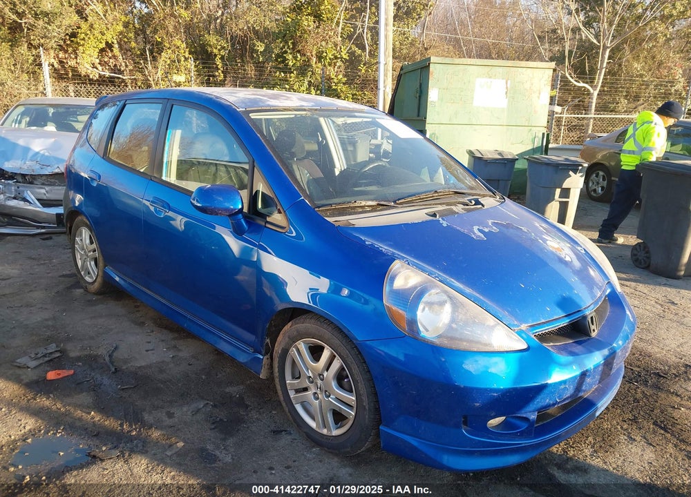 2008 HONDA FIT SPORT VIN: JHMGD38648S025849