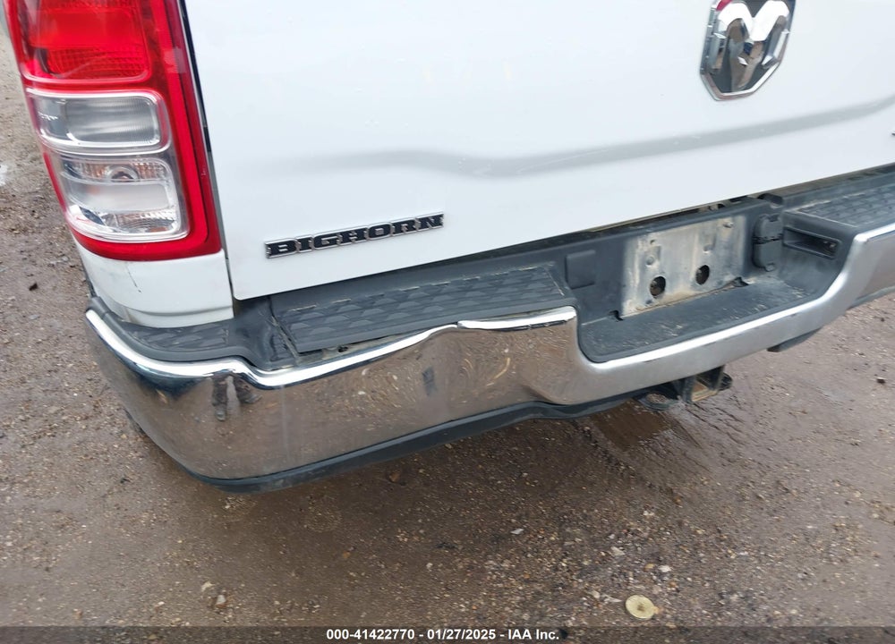 2022 RAM 2500 BIG HORN 4X4 8' BOX VIN: 3C6UR5JL4NG423025