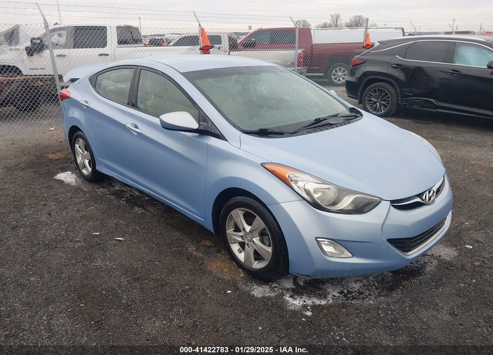 2013 HYUNDAI ELANTRA GLS VIN: KMHDH4AE8DU727487