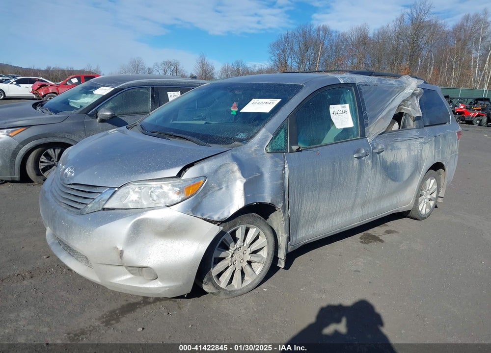 2017 TOYOTA SIENNA LE 7 PASSENGER VIN: 5TDJZ3DC9HS148916