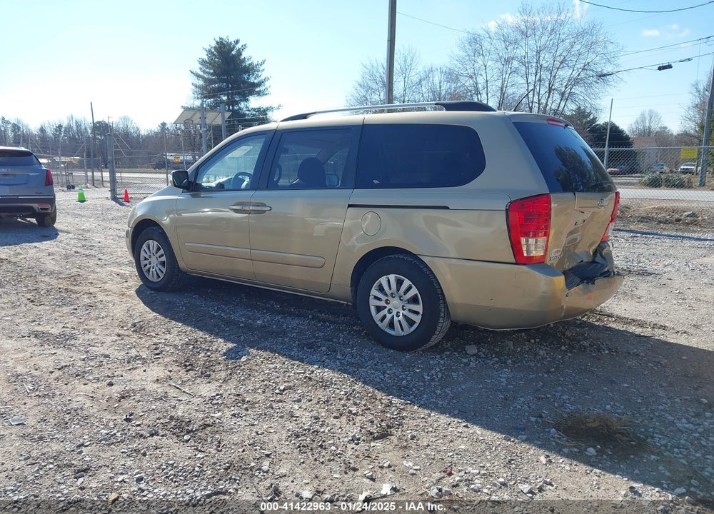 2011 KIA SEDONA LX VIN: KNDMG4C78B6403835