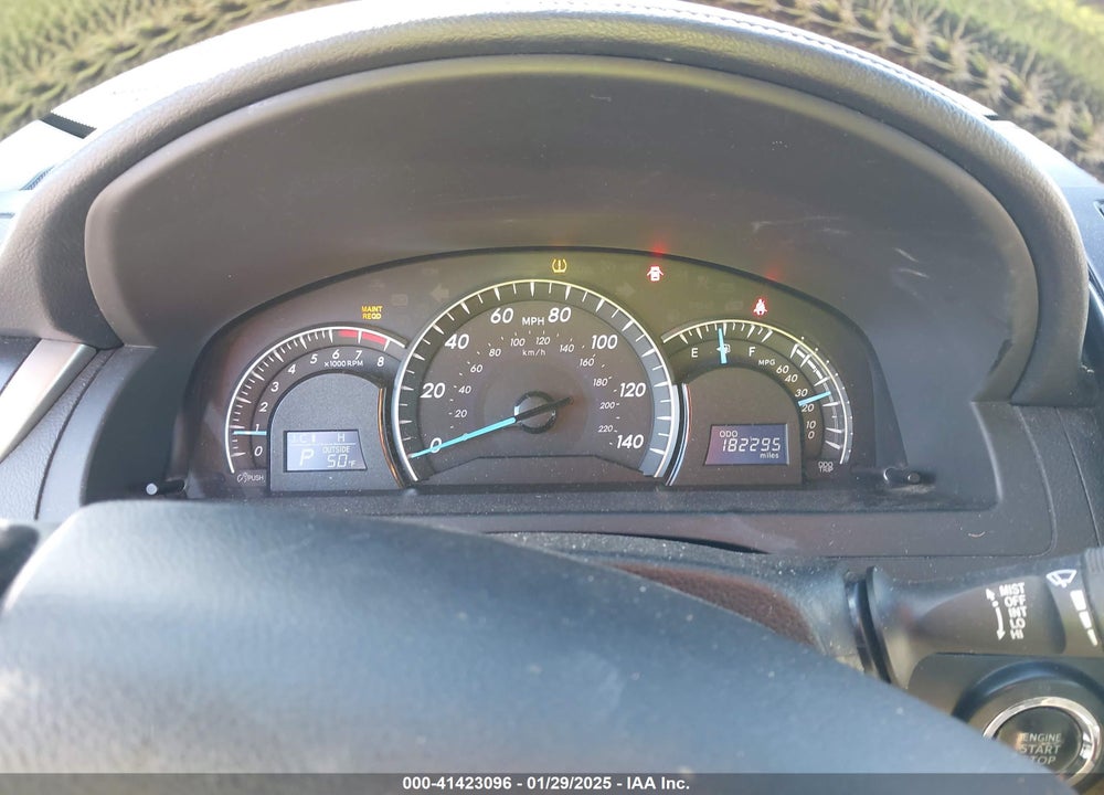 2012 TOYOTA CAMRY VIN: 4T1BK1FK9CU015011