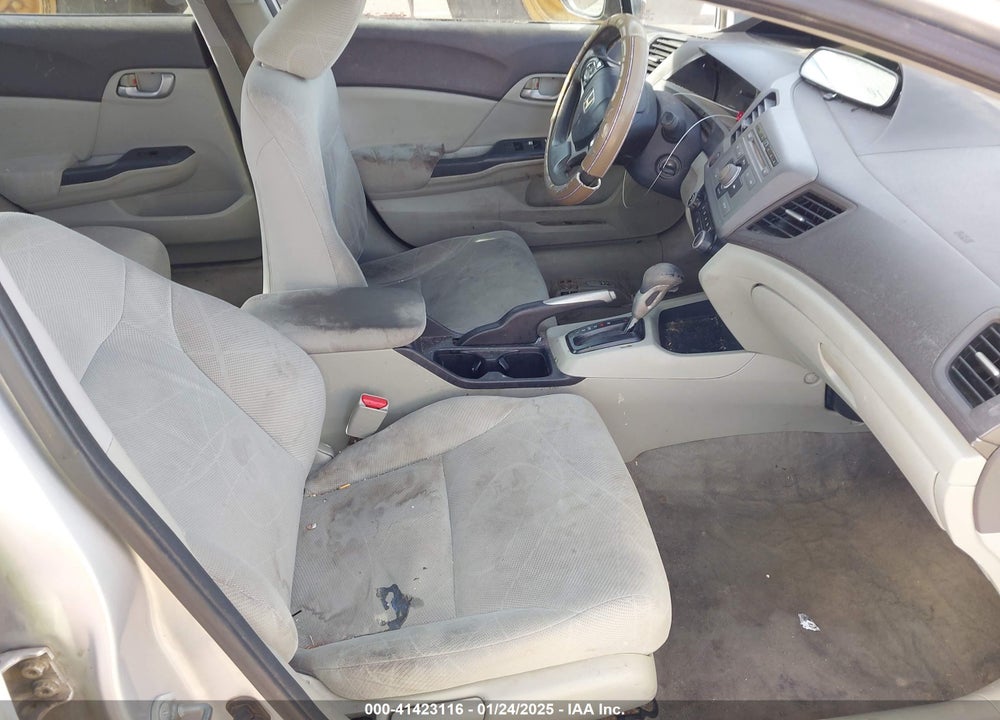 2012 HONDA CIVIC VIN: 19XFB2F50CE320224