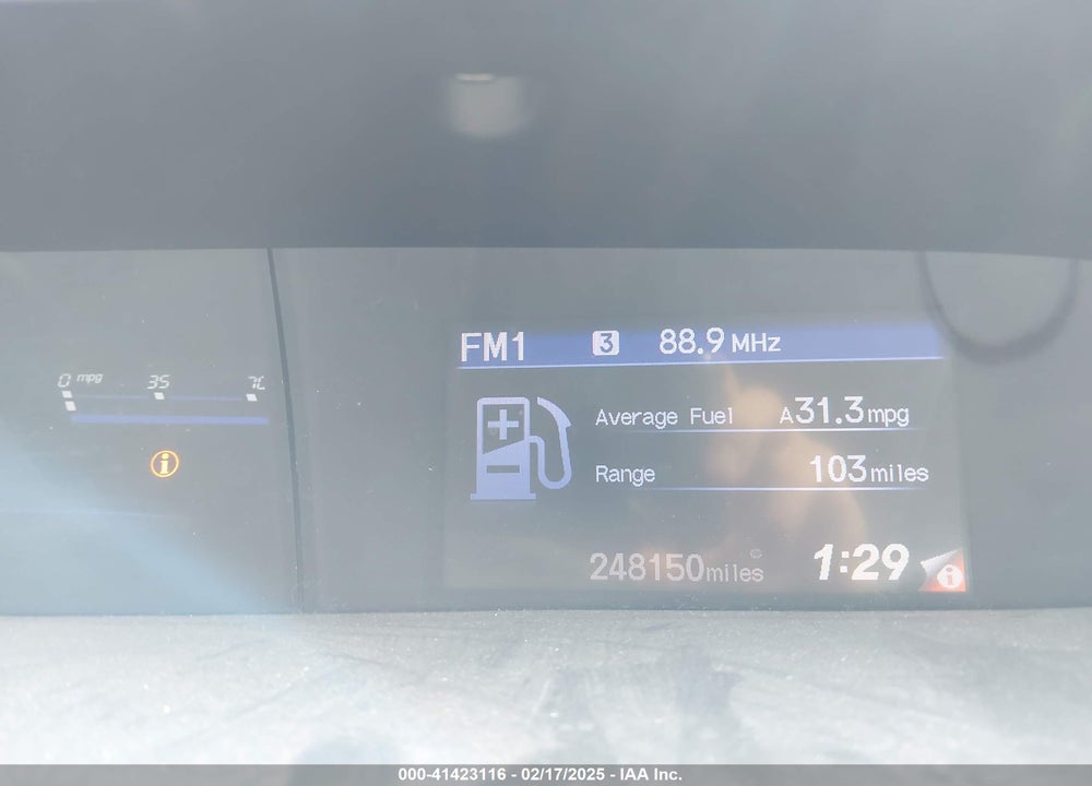 2012 HONDA CIVIC VIN: 19XFB2F50CE320224