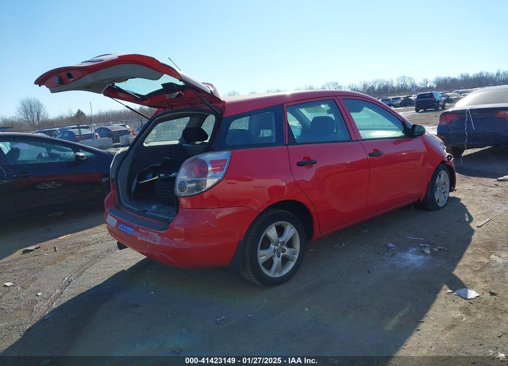 2005 TOYOTA MATRIX VIN: 2T1KR32E35C353080