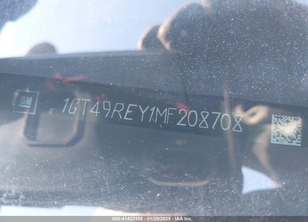 2021 GMC SIERRA 2500HD 4WD  STANDARD BED DENALI VIN: 1GT49REY1MF208708