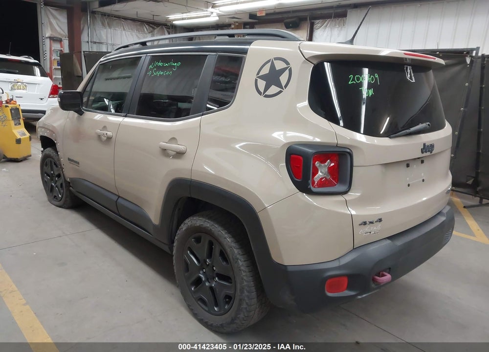 2017 JEEP RENEGADE DESERTHAWK 4X4 VIN: ZACCJBCB6HPE92784