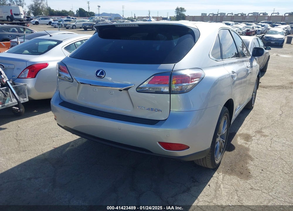 2013 LEXUS RX 450H VIN: JTJZB1BA8D2007122