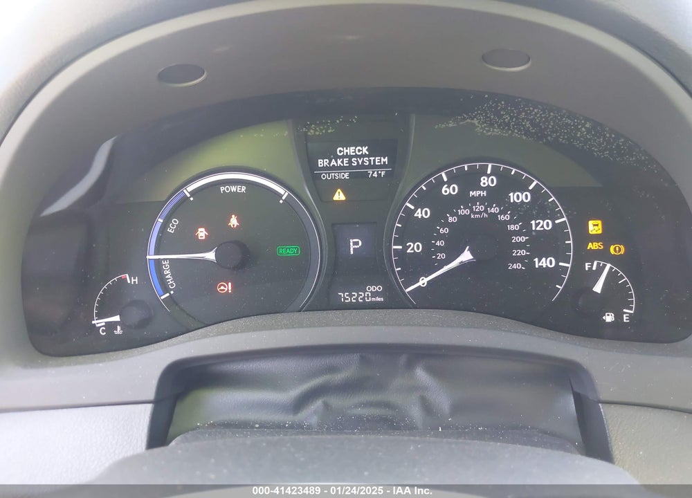 2013 LEXUS RX 450H VIN: JTJZB1BA8D2007122