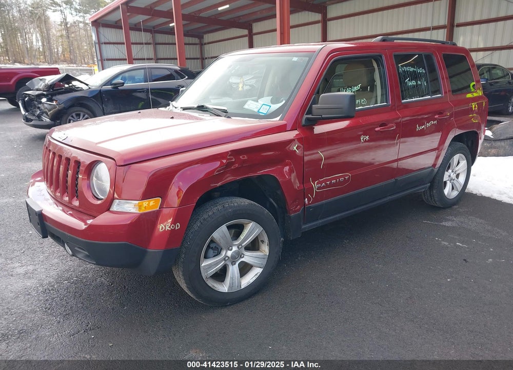 2014 JEEP PATRIOT LATITUDE VIN: 1C4NJRFBXED627661