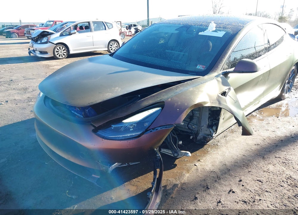 2022 TESL MODEL 3 AWD W/LONG R VIN: 5YJ3E1EB5NF275337