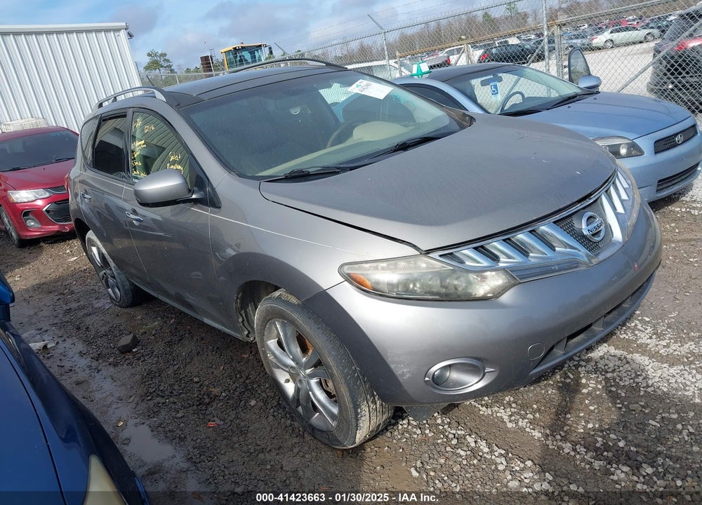 2009 NISSAN MURANO LE VIN: JN8AZ18W69W123390