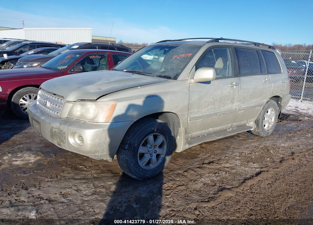 2003 TOYOTA HIGHLANDER V6 VIN: JTEGF21A730104968