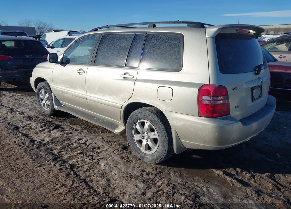 2003 TOYOTA HIGHLANDER V6 VIN: JTEGF21A730104968