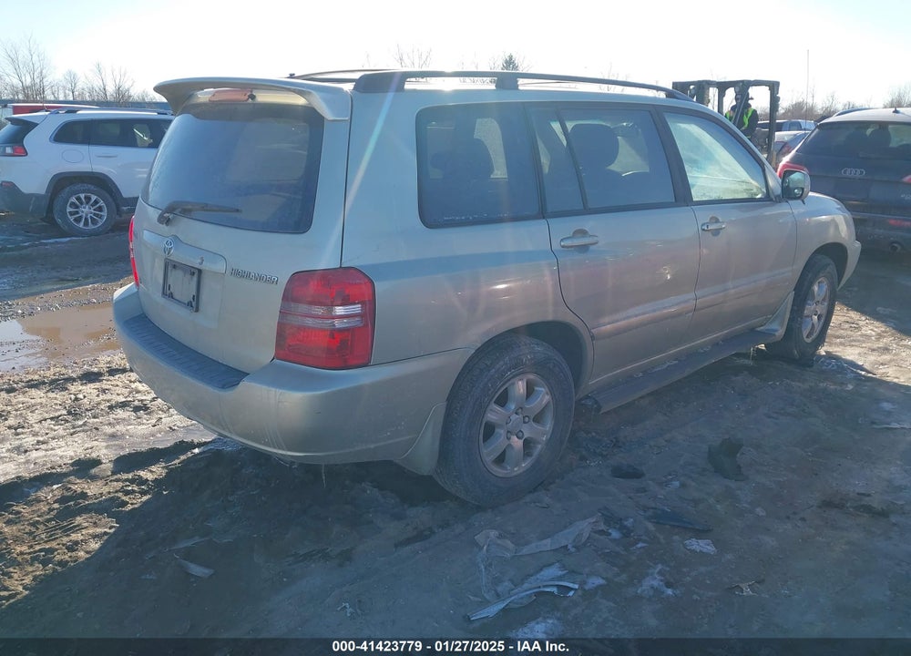 2003 TOYOTA HIGHLANDER V6 VIN: JTEGF21A730104968