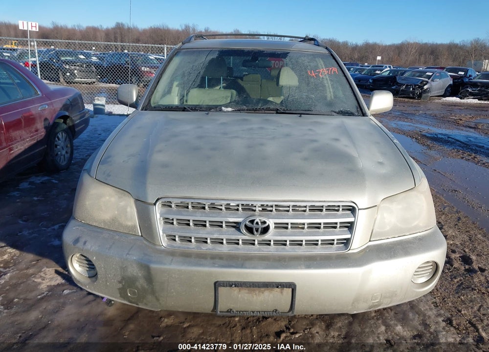 2003 TOYOTA HIGHLANDER V6 VIN: JTEGF21A730104968