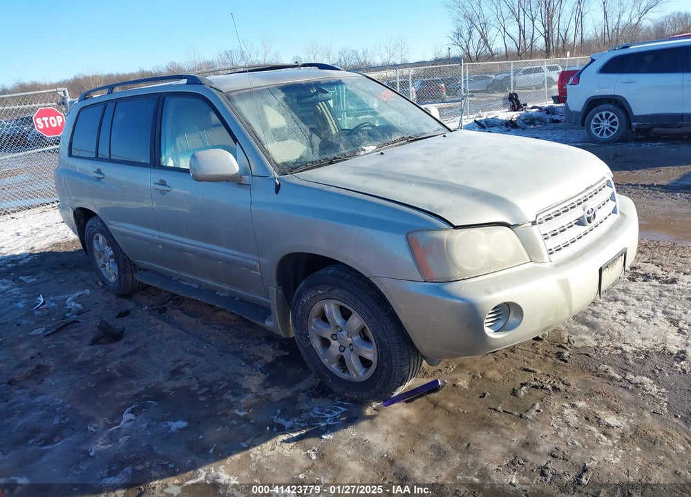 2003 TOYOTA HIGHLANDER V6 VIN: JTEGF21A730104968