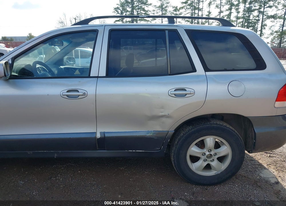 2005 HYUNDAI SANTA FE GLS VIN: KM8SC13D95U917986
