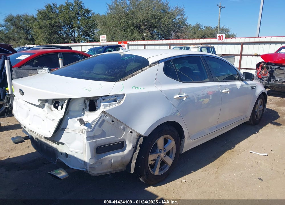 2015 KIA OPTIMA VIN: KNAGM4A73F5593142