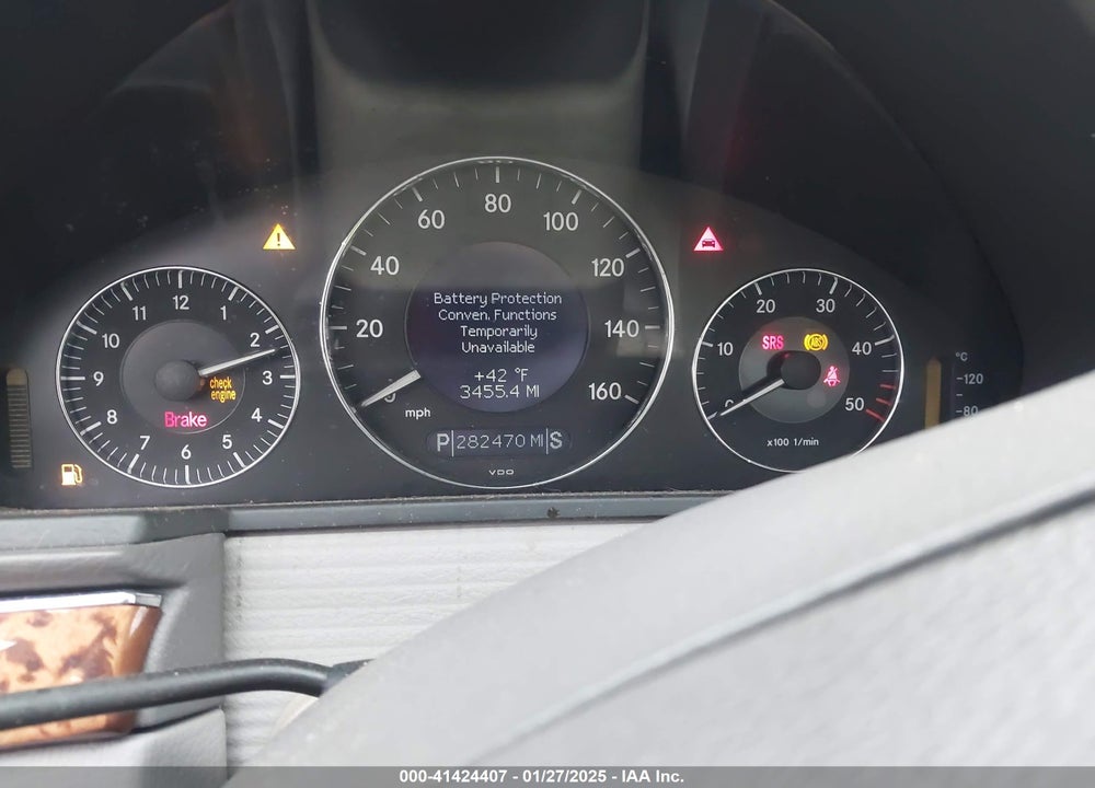 2005 MERCEDES-BENZ E 320 CDI VIN: WDBUF26JX5A540368