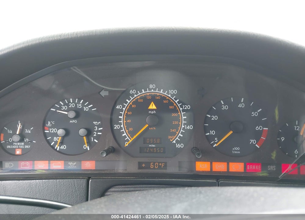 1995 MERCEDES-BENZ S VIN: WDBGA70E1SA255042