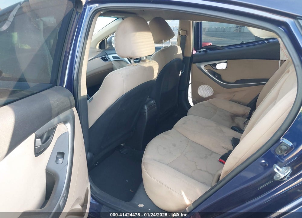 2013 HYUNDAI ELANTRA GLS VIN: 5NPDH4AE2DH442153