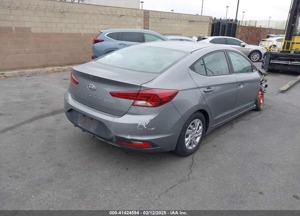 2019 HYUNDAI ELANTRA SE VIN: KMHD74LFXKU756351