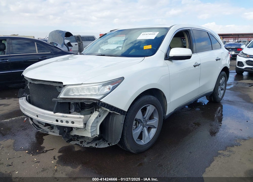 2014 ACURA MDX VIN: 5FRYD3H22EB011460
