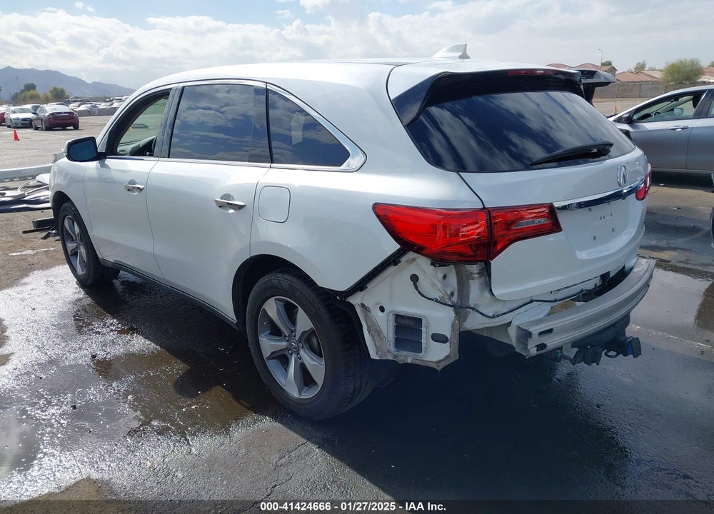 2014 ACURA MDX VIN: 5FRYD3H22EB011460