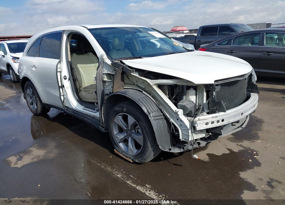 2014 ACURA MDX VIN: 5FRYD3H22EB011460