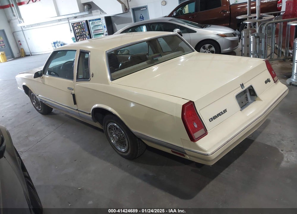 1986 CHEVROLET MONTE CARLO VIN: 1G1GZ37H6GR207802