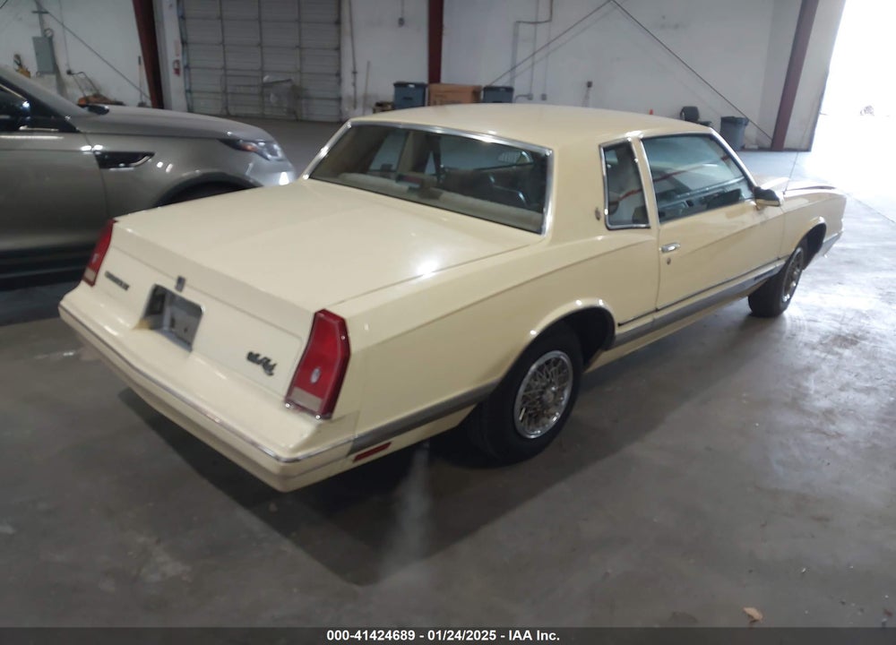 1986 CHEVROLET MONTE CARLO VIN: 1G1GZ37H6GR207802
