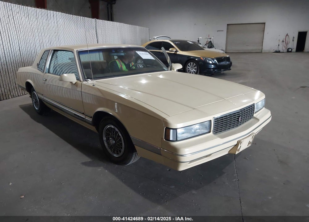 1986 CHEVROLET MONTE CARLO VIN: 1G1GZ37H6GR207802
