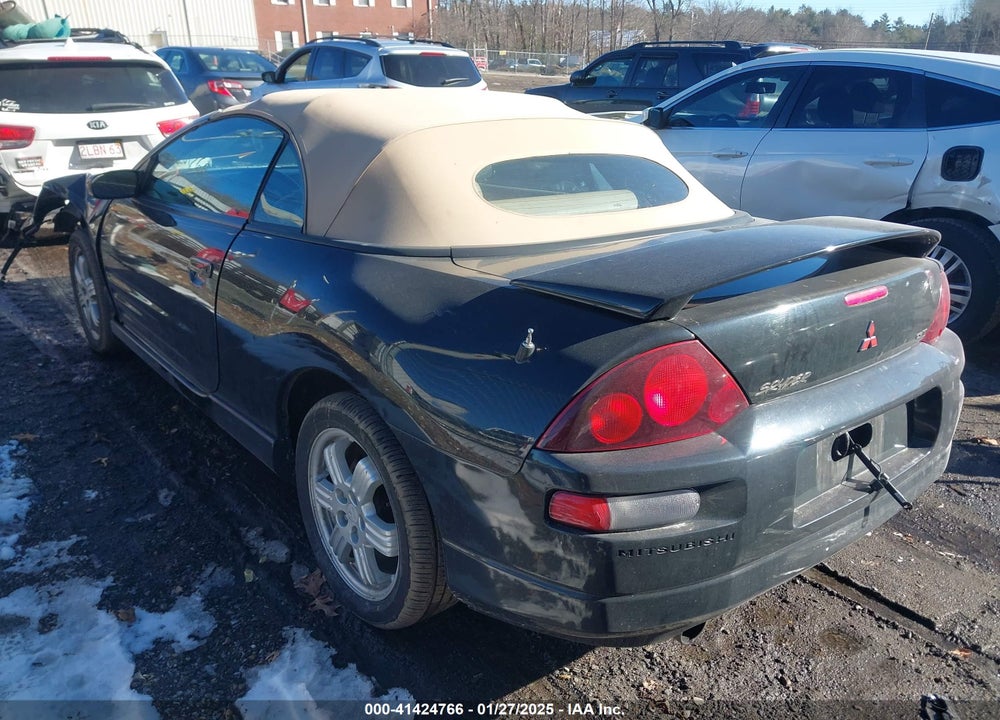 2001 MITSUBISHI ECLIPSE SPYDER GT VIN: 4A3AE85HX1E050425