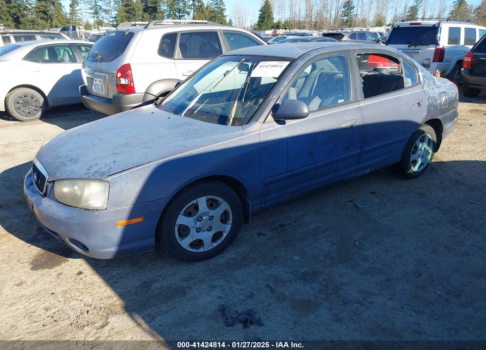 2002 HYUNDAI ELANTRA GLS VIN: KMHDN45DX2U425867