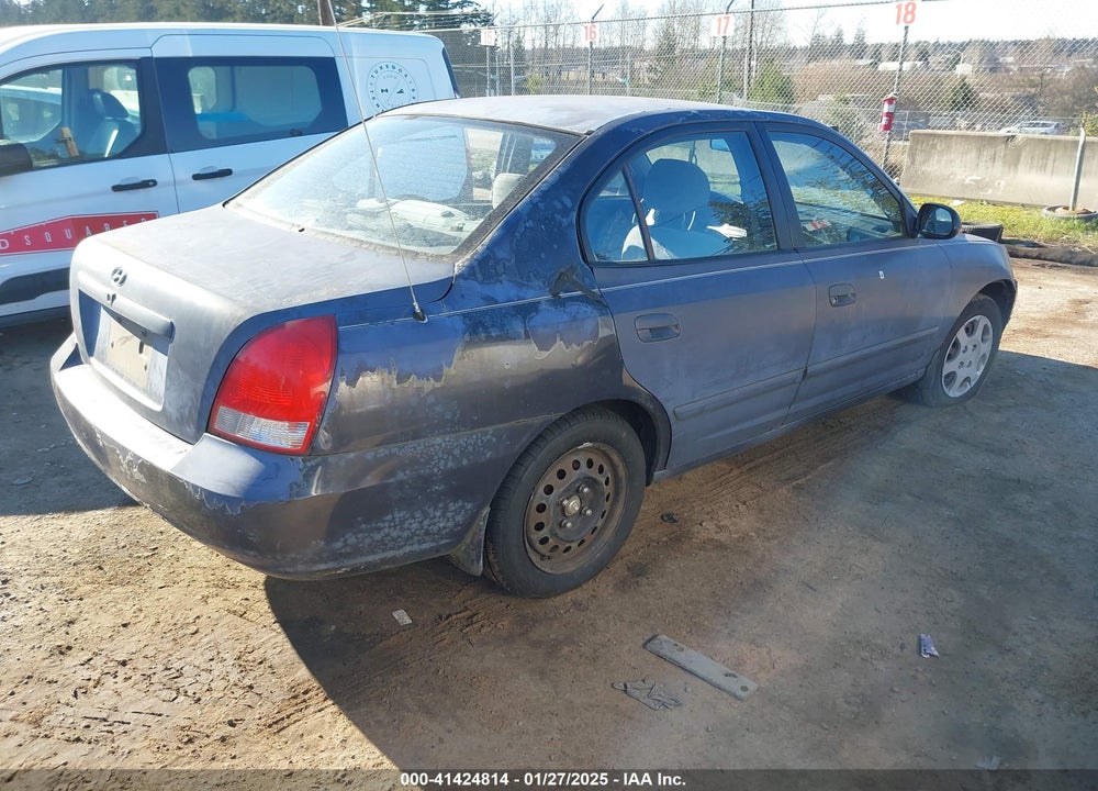 2002 HYUNDAI ELANTRA GLS VIN: KMHDN45DX2U425867