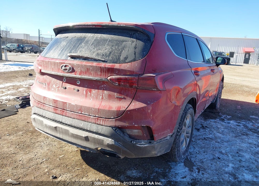 2019 HYUNDAI SANTA FE SE VIN: 5NMS2CAD1KH013672