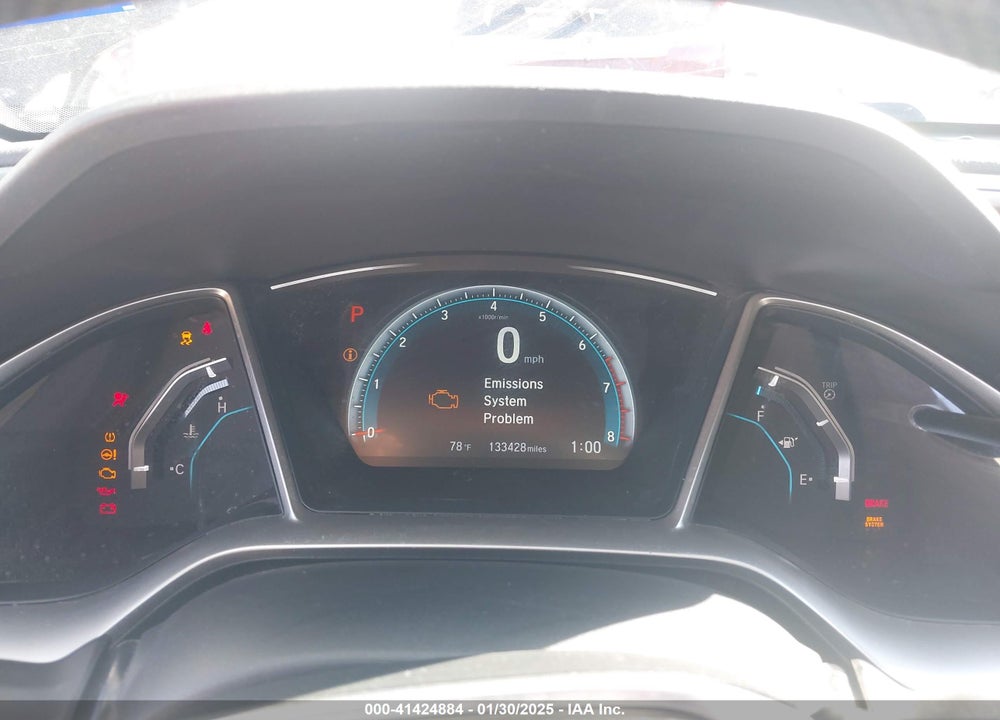 2016 HONDA CIVIC VIN: 19XFC1F39GE023853