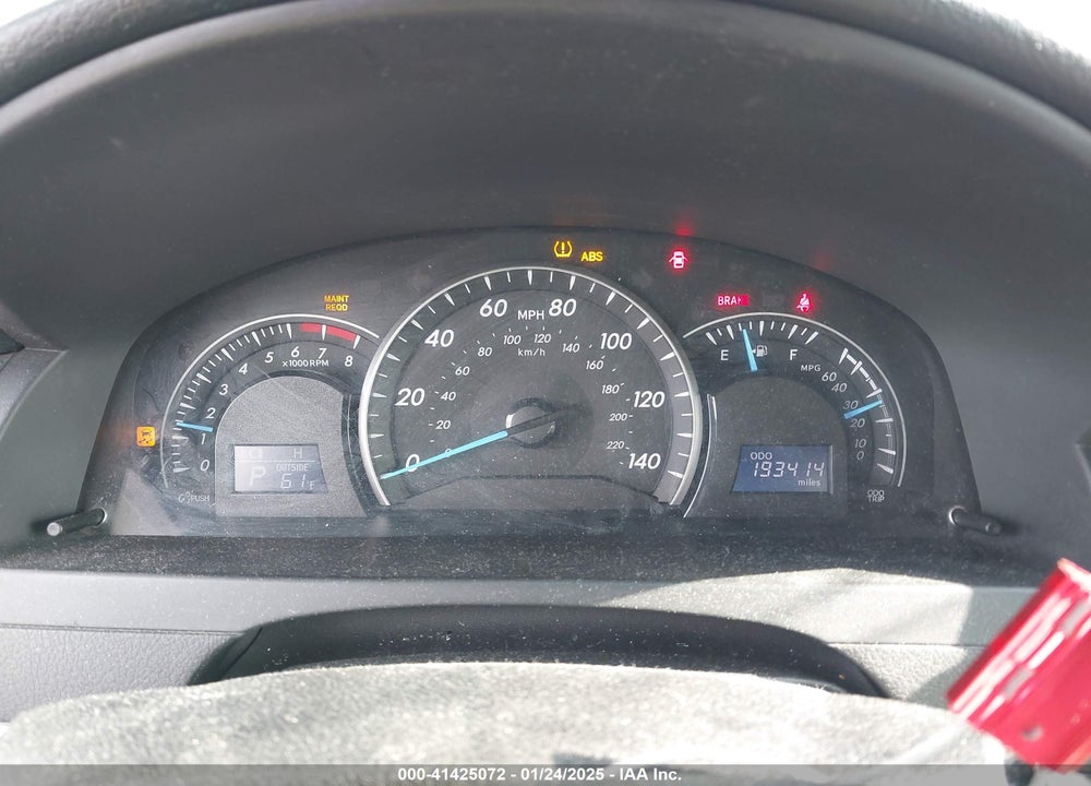 2012 TOYOTA CAMRY LE VIN: 4T1BF1FK7CU107223