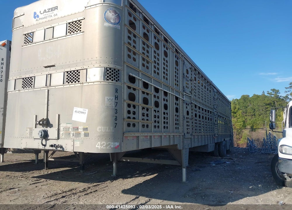 2008 WILSON TRAILER CO LIVESTOCK TRAILER VIN: 1W1RJF2K58D536331
