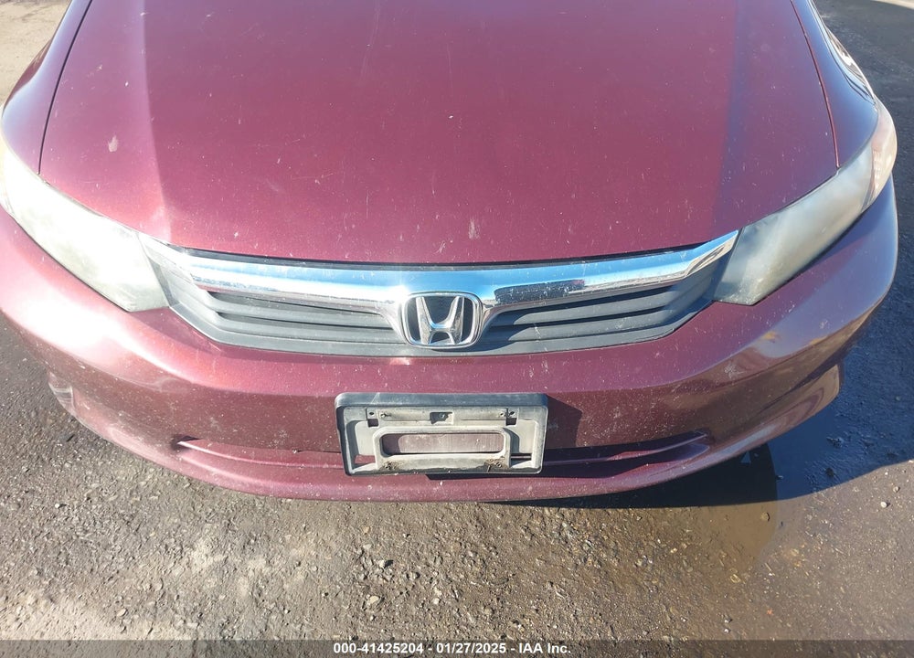 2012 HONDA CIVIC VIN: 2HGFB2F54CH586884