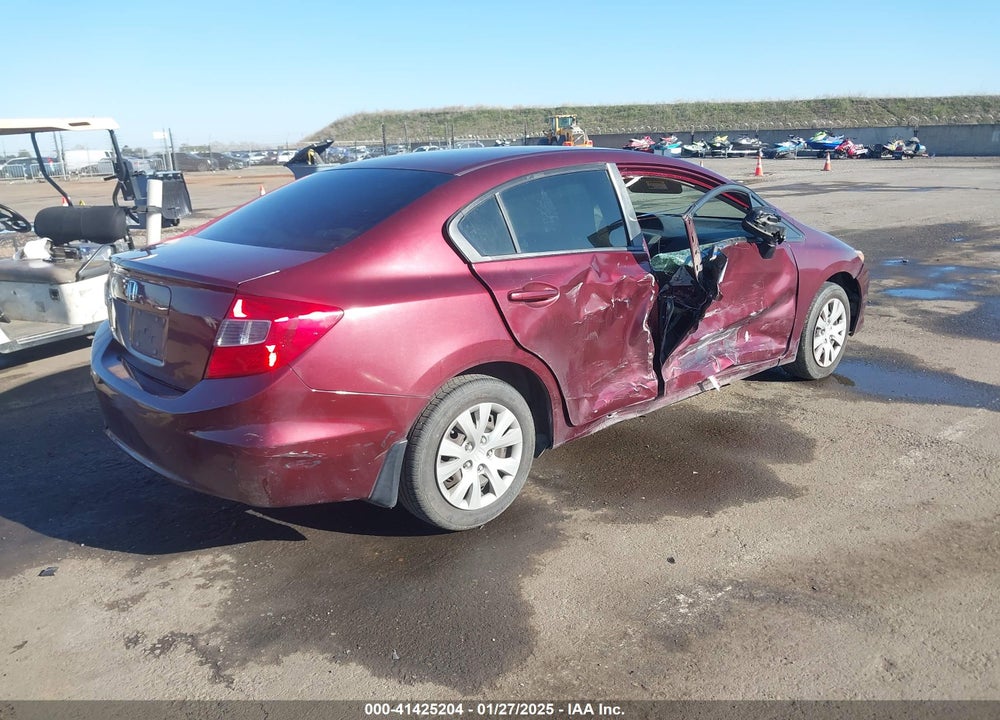 2012 HONDA CIVIC VIN: 2HGFB2F54CH586884