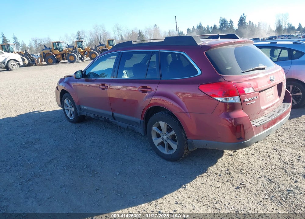 2013 SUBARU OUTBACK 2.5I LIMITED VIN: 4S4BRBKCXD3308987