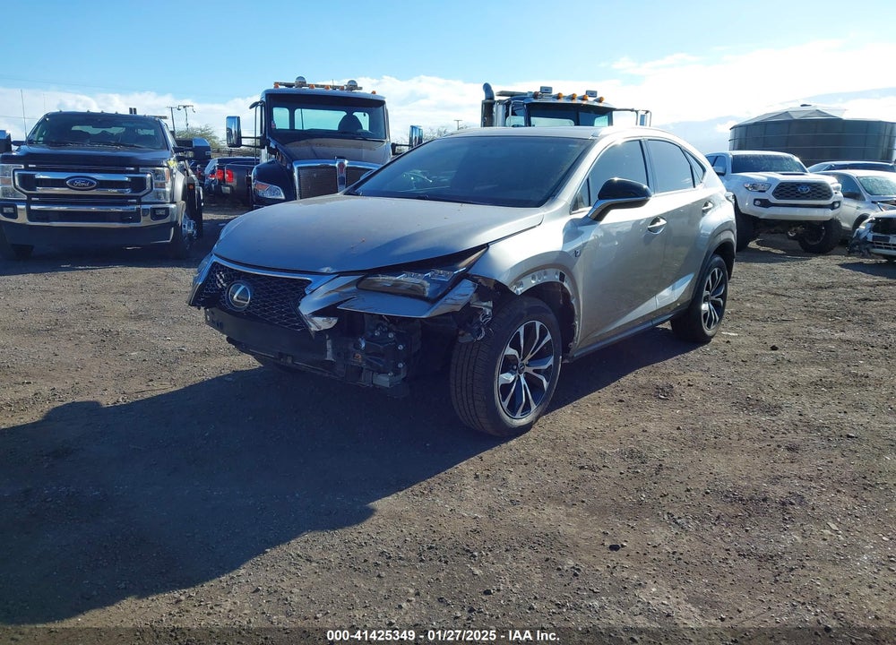 2017 LEXUS NX 200T F SPORT VIN: JTJYARBZ7H2074495