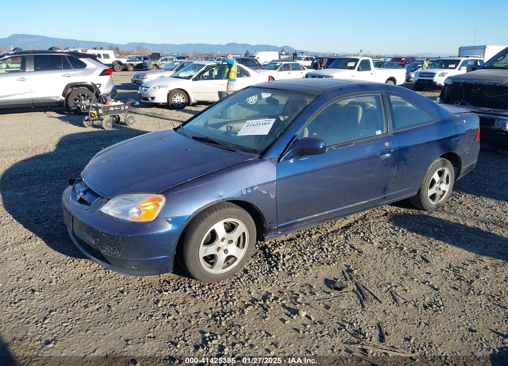 2001 HONDA CIVIC EX VIN: 1HGEM21901L061921
