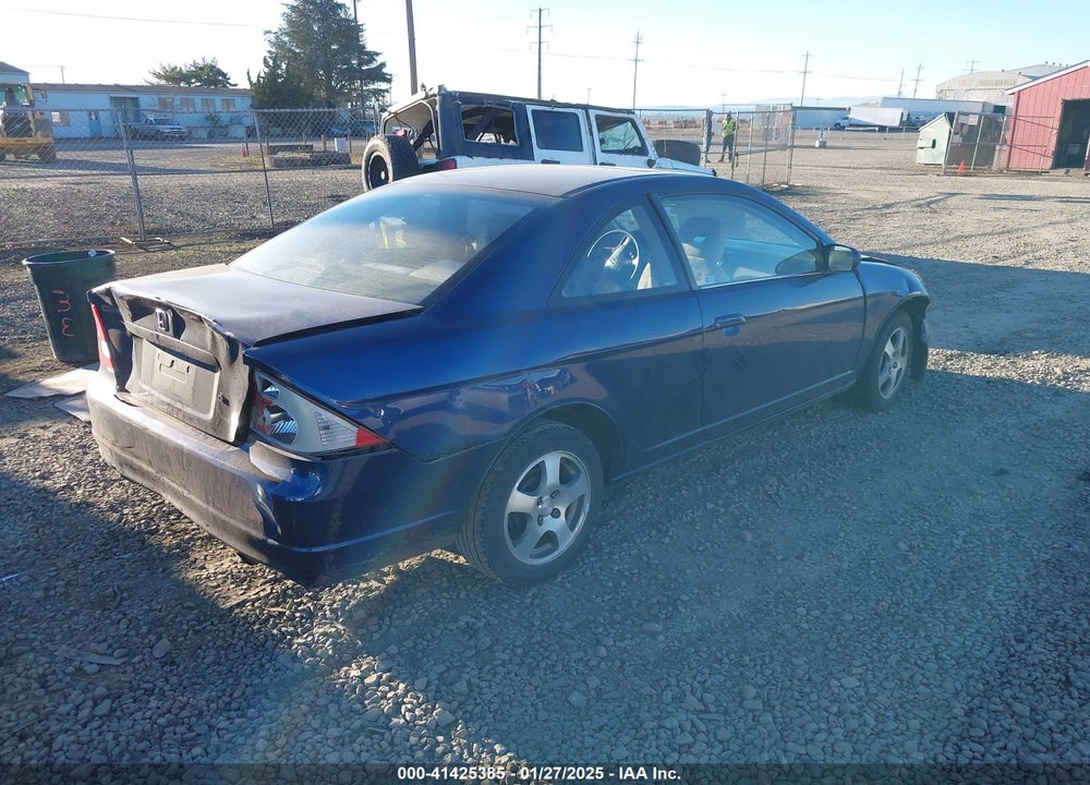 2001 HONDA CIVIC EX VIN: 1HGEM21901L061921