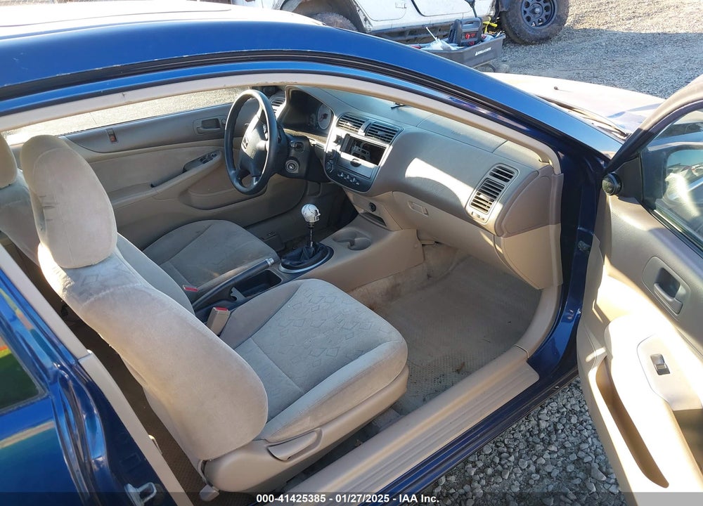 2001 HONDA CIVIC EX VIN: 1HGEM21901L061921