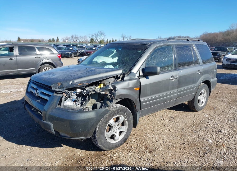2008 HONDA PILOT EX-L VIN: 5FNYF28518B006058